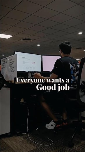 Everyone wants a good job, But don't want to put efforts #jobs #motivation #college