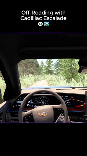 Offroading with💀 #cadillac #escalade #shorts #ats