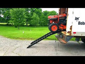 Moving the Kubota B7100. Yipes.