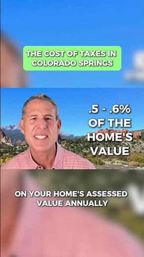 El Paso County Property Taxes Explained #shorts