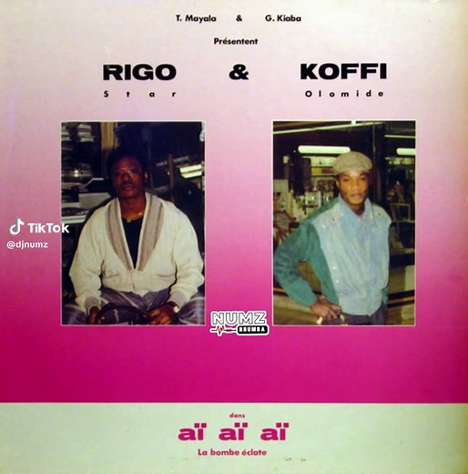 Rigo Star & Koffi Olomide – Aï Aï Aï La Bombe Eclate Album Released 1987 TRACKLIST A1 Aï Aï Aï A2 Amundala A3 Ngulupa B1 Le Chemin De La Vie B2 Emine CREDITS Backing Vocals – Kishar, Rigo Drums, Percussion – Ringo Moya Engineer – François Guitar, Bass Guitar, Programmed By [Drums], Mixed By – Rigo Star Mixed By – N’Gwa François Producer – G. Kiaba, T Mayala Synthesizer – Adou Vocals – Koffi Olomide This coming Saturday Vibanda village Upperhill Nairobi is the place to be for celebration of Koffi