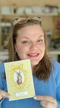 Carte lapinou "Joyeuses Pâques" 🐰💌 avec lot Comptine enfantine Stampin' Up! #stampinup #scrapbooking