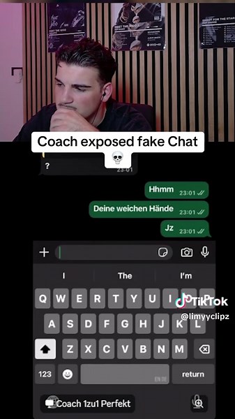 Coach Reacts to Fake Chat on Twitch