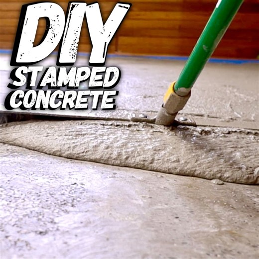 6K views · 54 reactions | How To Apply A Stamped Concrete Overlay | BYOT | Facebook