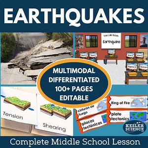 Earthquakes Complete Lesson Plan - Grades 6 7 8