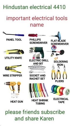 Important electrical tools name#electrical hand tool#youtubeshorts #shoerts#diy#automobile#tech#star