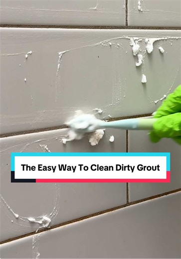 The easiest way to clean dirty grout | grout cleaning