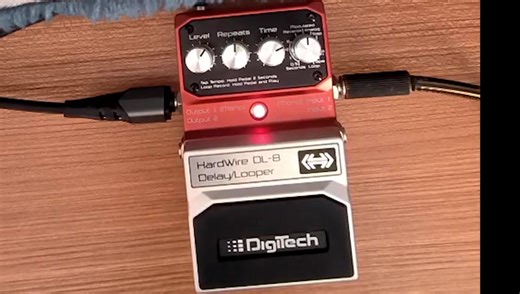 digitech dl8延迟吉他单块效果器试听视频