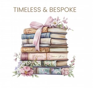 Watercolor Floral Book Stacks Clipart Pack, 18 A New Chapter Clipart Bundle, Shabby Chic Cottage Commercial Use Transparent Flower Book Pngs - Etsy