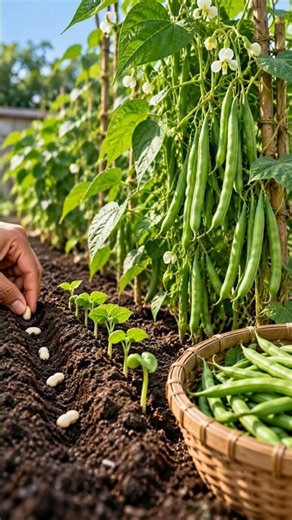 What's the BEST WAY to Grow GREEN BEANS from Seed?