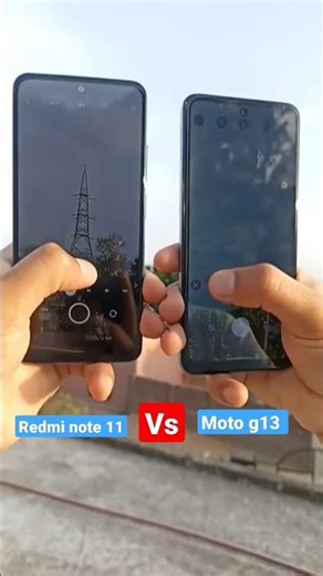 Moto g13 vs Redmi note 11 camera zooming test #shorts