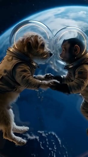 “A Dog, A Monkey & An Alien… What Happened on the Moon Will Shock You 🌕💫”#shorts