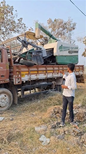 Changfa 100 HP Track Harvester & Tata Truck for Sale