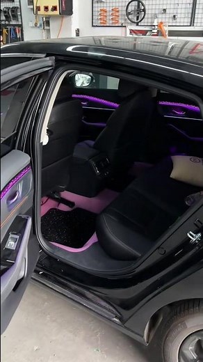 Car Interior Ambient Lighting Upgrade | LED Glow #shorts