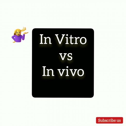 In vivo vs In vitro | meaning, definition and example