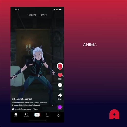 🎞️ 2025 in Frames: Animation Trends Wrap-Up! 🎨✨ This year we saw animation go BIG and bold with trends that pushed creative boundaries: 🌐 AR Animation 🎭 Hybrid & Collage Styles 🌀 Combining 2D & 3D 🔠 Kinetic Typography 🎬 Motion Graphics 🤝 Collaborative Platforms 💥 Hyperrealism & Animated Logos Which trend had you most inspired in 2025? 👇 Comment your fave or tag us in a post showing how you used it! #TheAnimationSchool #HonorisUni #EducationForImpact #TAS25 #2025InFrames #AnimationTrend