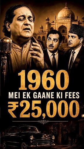 1960 में एक गाने की फीस ₹25,000 😳 | Mughal-E-Azam Untold Story | #MughalEAzam #BollywoodStories