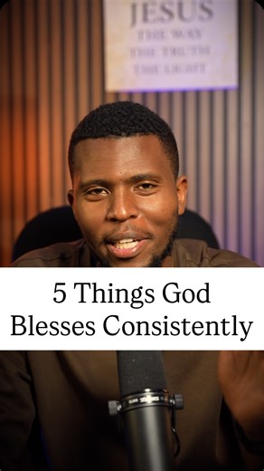 Pastor Morris Mureithi on Instagram: "5 Things God Blesses Consistently. 1-Your Hands (work) 2-You(Personally) 3-Increase (capacity) 4-Obedience (alignment) 5-Later days days to Come. (outcomes) If you believe you are blessed drop in the comment ,I am blessed in Jesus name and share to someone you know is blessed. #new #motivation #inspiration #reels #faith"