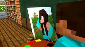 Monster School : DRAWING A GIRL Challenge - #Minecraft Animation | Minecraft Videos