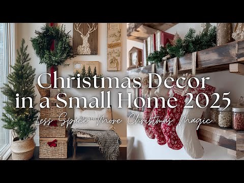 🎄 How to Decorate a Small Space for Christmas Without Feeling Cluttered (You’ll Want to Try These!)