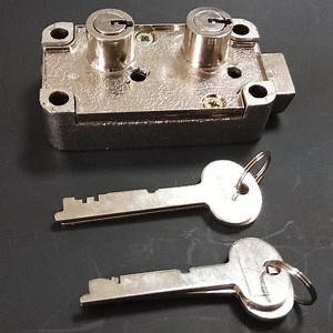 [Hot Item] Double Bitte Key Safe Deposit Box Lock for Bank Cabinet Locker