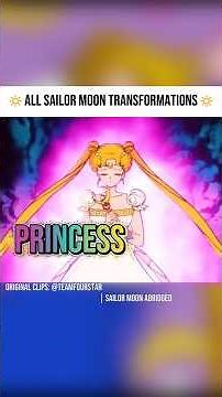 Sailor Moon All Transformations 💫#shorts #sailormoon #usagi