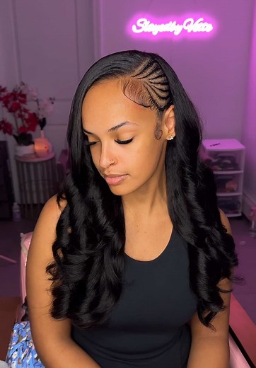 Cassie Style Sew-In: Pixie Curly to Yaki Straight Transformation