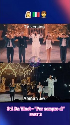 🇮🇹 Sal Da Vinci - "Per sempre sì" TV vs Arena, Grand Final (Part 3), ESC 2026, Italy Eurovision 2026