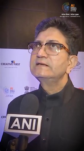 At the #IndiaAIImpactSummit2026, Mr. Prasoon Joshi described AI as a powerful and positive force, applauding the farsighted vision of Hon'ble Prime Minister Narendra Modi and the efforts of Shri Ashwini Vaishnaw, Hon'ble Union minister for Ministry of Electronics & Information Technology, Government of India, Railways and Information & Broadcasting, in driving this transformative agenda. He noted that the film fraternity, along with other industries, is closely watching the Summit — calling it u