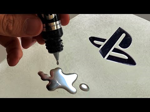 JE DESSINE sur des PS5 : Custom avec un feutre CHROME ?! (Une pour toi :p)