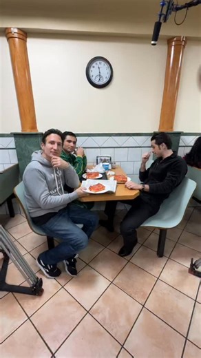 Gravesend Series on Instagram: "WE shot a great scene @krispypizza and had some great pizza @william_demeo_ @cristian_demeo @johnnyoliva1 @michelefrantzeskos @mybrooklynbrand #gravesendseries #pizza #onset #brooklyn #epic"