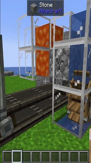 How to create an auto stone-farm in Minecraft Create |Minecraft