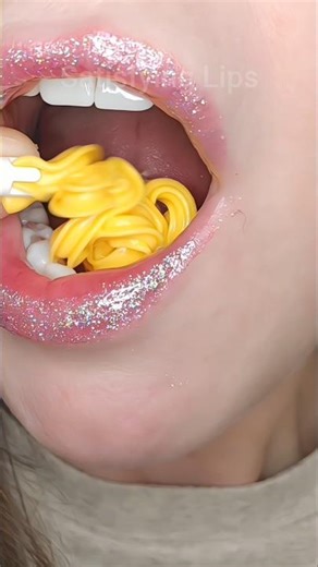 ASMR Satisfying Eating Cheese Whizz #asmr #oddlysatisfying #satisfyinglips