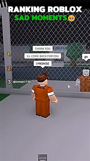 Ranking Roblox Sad Moments🥹#roblox #shorts #ranking