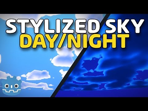 Stylized Sky Shader Day and Night Cycle - Godot 4.3 Tutorial