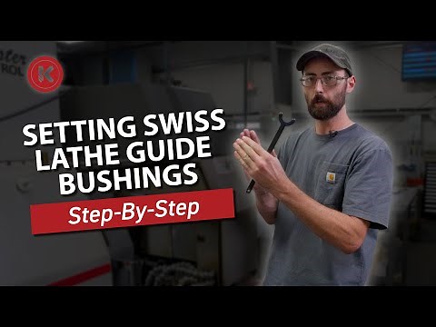 How To Set A Guide Bushing on a Swiss Lathe