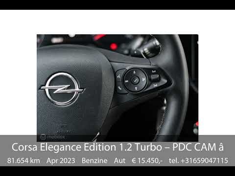 Opel Corsa Elegance Edition 1.2 Turbo – PDC CAM –6m Garantie