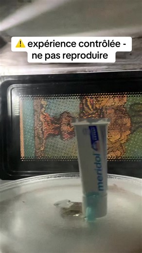 Dentifrice vs micro-ondes #experience #science #test #microwave | microwave