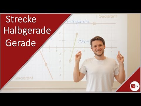 STRECKE, HALBGERADE und GERADE: schnell und einfach erklärt