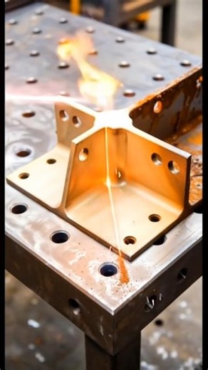 Rusted structural steel gusset plate #helpmemakethismakesense #welding #vlog #welder #cnc