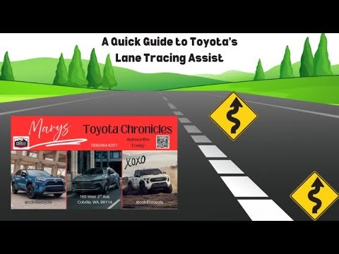 Lane Tracing assist guide #colvilletoyota #toyotachronicles