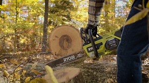 Our 40V 16" Chain Saw is a cut above! Check it out here: https://bit.ly/RY40550CS | RYOBI TOOLS USA