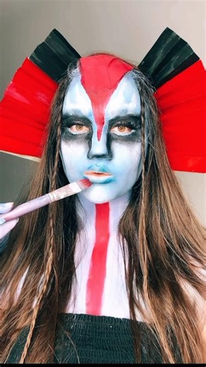 Did You See Me Move?? Freeze Frame Trend Tutorial Avatar Makeup Results 🔥 #tutorial #shorts