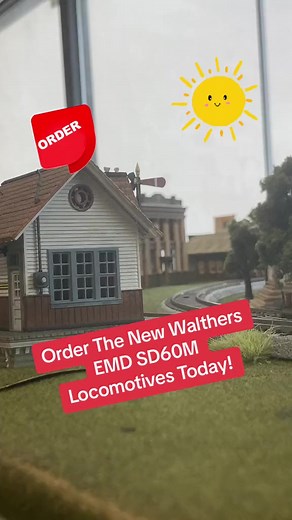 Order The New Ho Scale Walthers SD60M Locomotives Today At www.TrainWorld.com! #Walthers #hoscale #train #toytrain #toytrains #trainworld #trainland #modeltrains #trains #trainstagram #modeltrain #railroad #railroads #trainphotography #trainstation #trains #railway #railfan #trainspotting #tracks | TrainWorld.com