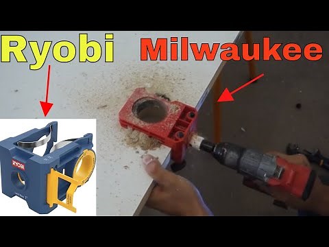Milwaukee door lock installation kit VS Ryobi - review