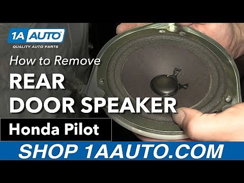How to Install Rear Door Speaker 03-08 Honda Pilot