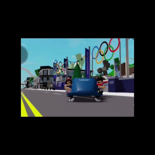 Roblox Olympics red zone bobsled