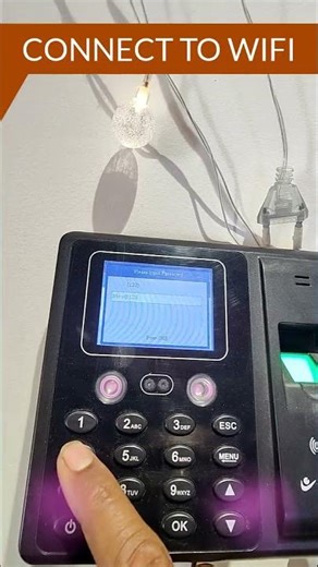 how to connect biometric device to wifi