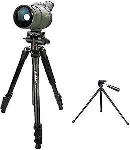 SVBONY SV41 Spotting Scope with Tripod 25-75x70 Mini Mak Compact for Bird Watching Travel Terrestrial or Astronomical Use