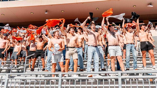 ESPN names Oklahoma State's 'Shirtless Section' its Fans of the Week